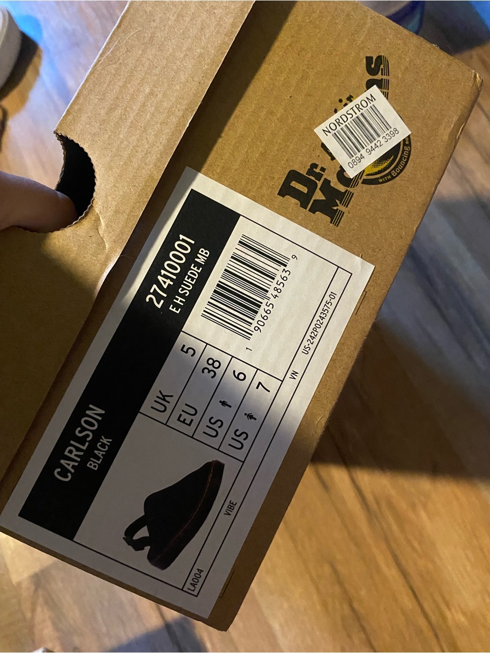 Dr martens Carlson mule black womens size 7 - Picture 3 of 4